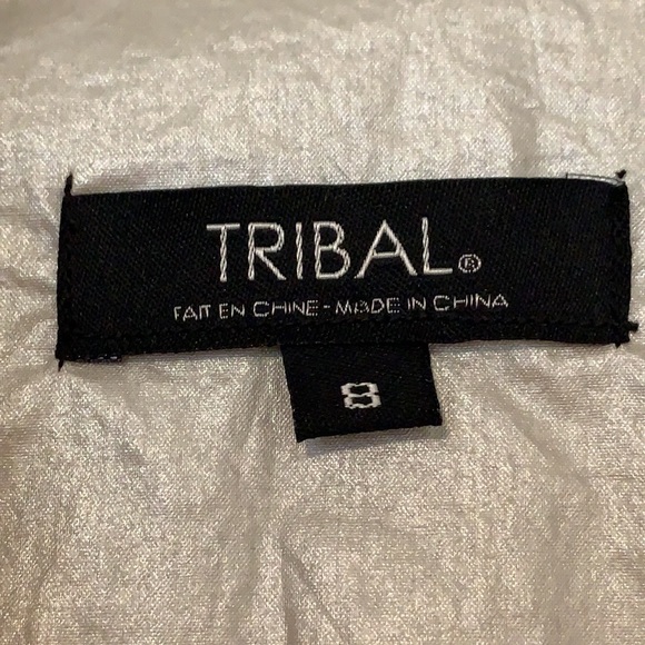 Tribal Cream Shimmer Jacket - Picture 4 of 10